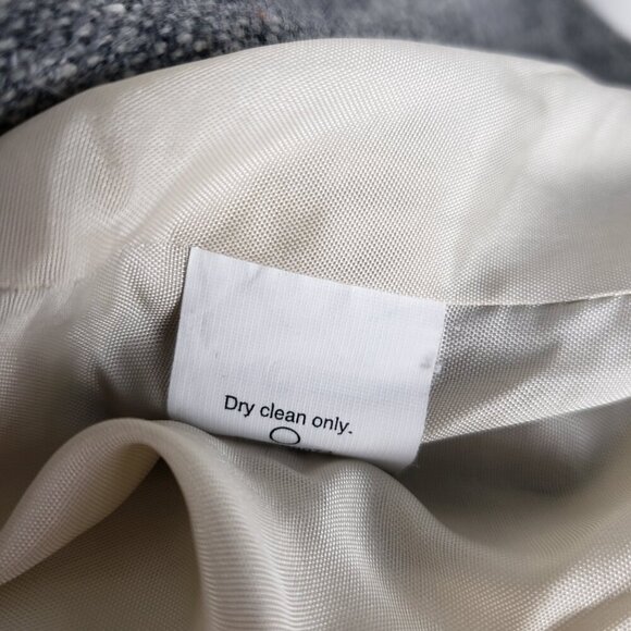 J Crew Schoolboy Blazer 2-Button Gray Tweed Wool Silk 29073 Womens Size 6 - Picture 6 of 10